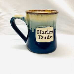 “Harley Dude” Pottery Coffee Mug/Cup